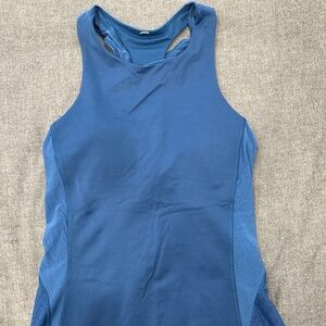 Lululemon Teal Racerback Tank with Built In Bra